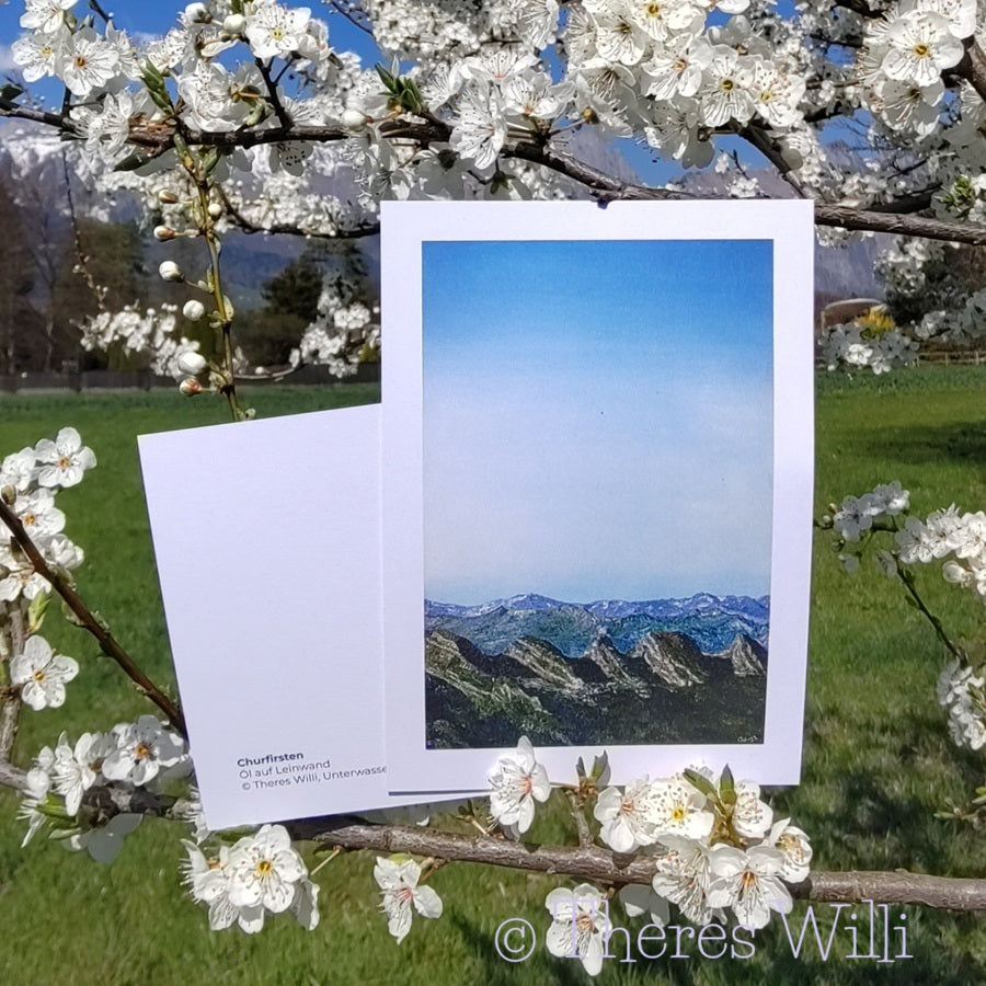 Postkarte - Churfirsten