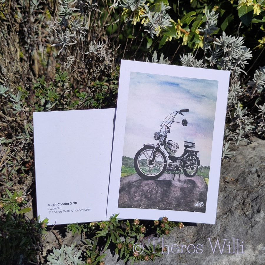 Postkarte - Puch Condor X30