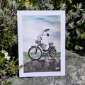 Postkarte - Puch Condor X30