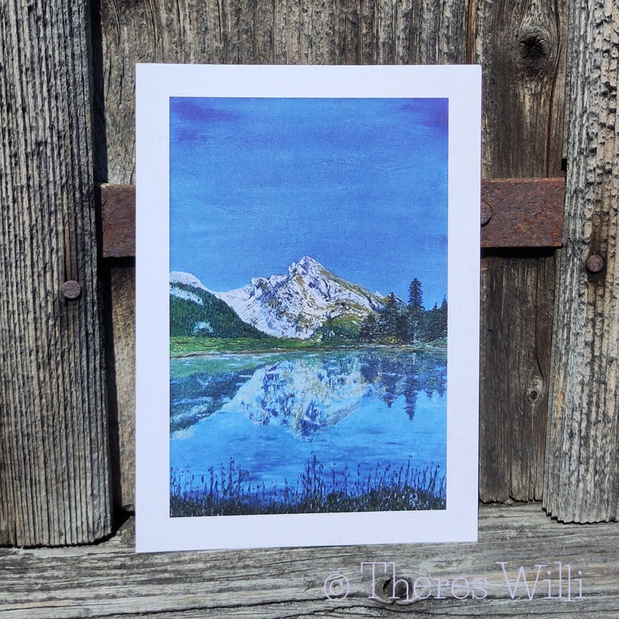 Postkarte - Schafberg mit Gräppelensee