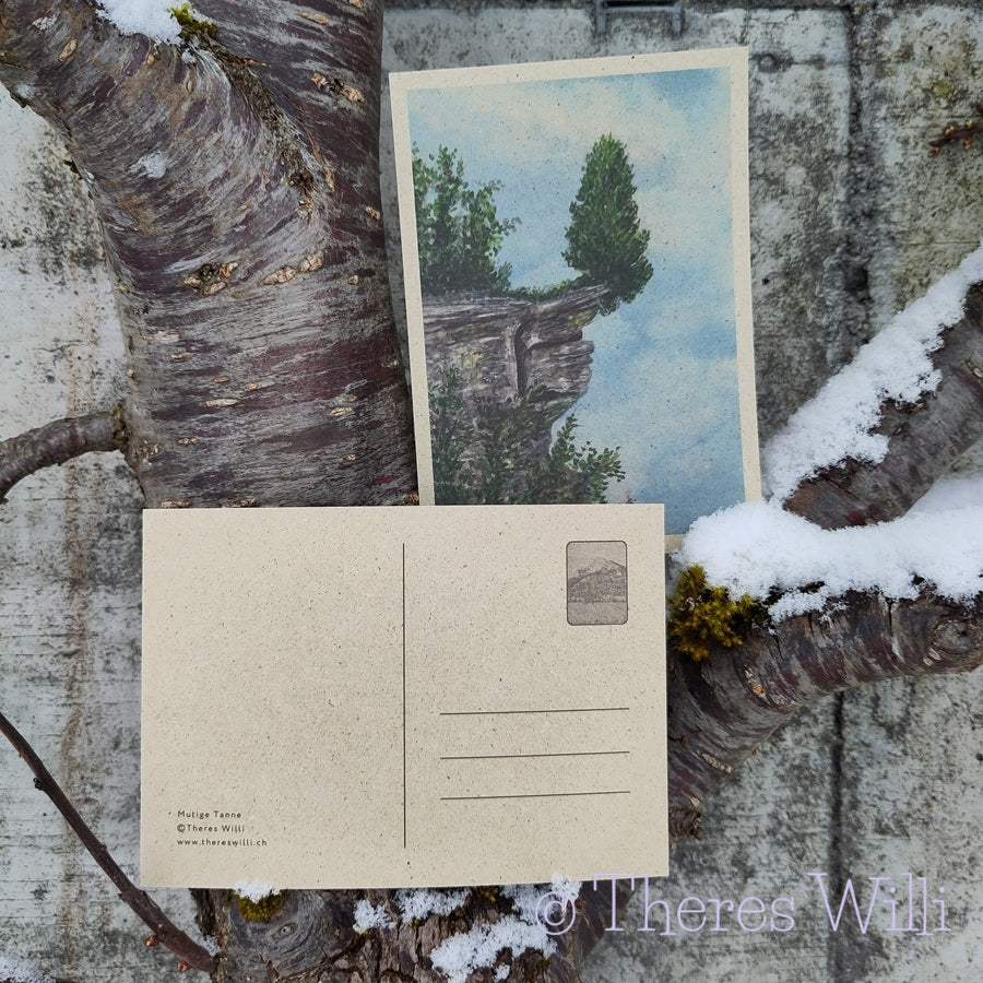 Postkarte - Mutige Tanne
